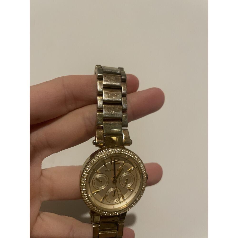 Michael Kors Women Stainless Steel Analog Dial Quartz Watch Needs Battery - Picture 3 of 9